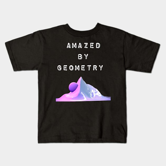 Amazed by geometry Kids T-Shirt by Cleopsys